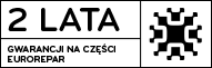 2 lata gwarancji na części Eurorepar